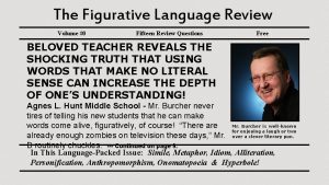 The Figurative Language Review Volume 0 Fifteen Review