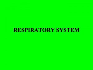 Respiratory Conducting Zones Respiratory zone Site of gas