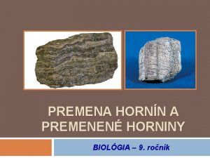 PREMENA HORNN A PREMENEN HORNINY BIOLGIA 9 ronk