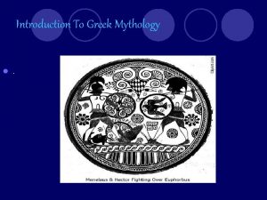 Introduction To Greek Mythology l GREEK MYTHOLOGY l