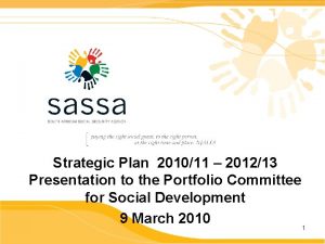 ud Strategic Plan 201011 201213 Presentation to the