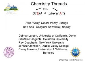 Chemistry Threads Wikis STEM Liberal Arts Ron Rusay