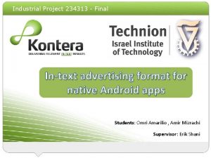 Industrial Project 234313 Final Intext InText advertising format