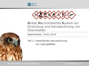 Global Harmonisiertes System zur Einstufung und Kennzeichnung von