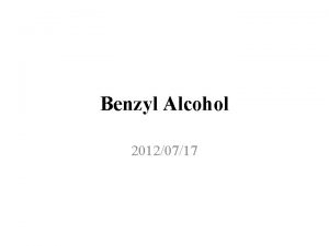 Benzyl Alcohol 20120717 Geometries at the B 3