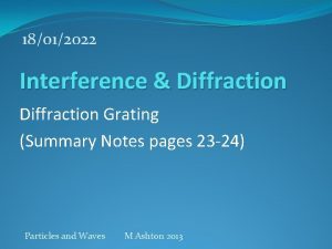 18012022 Interference Diffraction Grating Summary Notes pages 23
