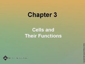 Copyright 2004 Lippincott Williams Wilkins Chapter 3 Cells
