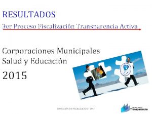 RESULTADOS 3 er Proceso Fiscalizacin Transparencia Activa Corporaciones