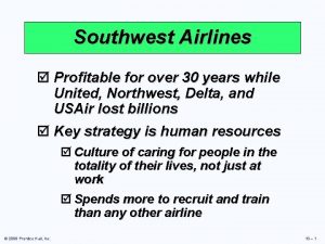 Southwest Airlines Profitable for over 30 years while