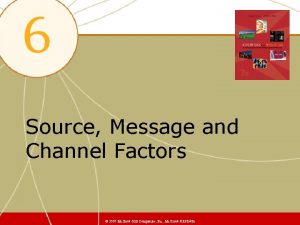 Source Message and Channel Factors 2007 Mc GrawHill