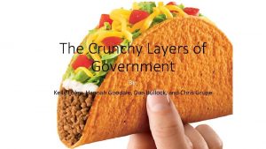 The Crunchy Layers of Government By Kelly Foley