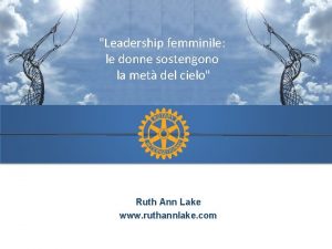 Leadership femminile le donne sostengono la met del
