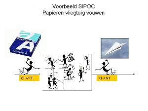Voorbeeld SIPOC Papieren vliegtuig vouwen Voorbeeld SIPOC Papieren