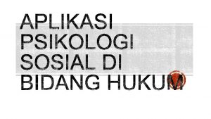 Psikologi forensic mengkaji aspek klinis dari individu yang