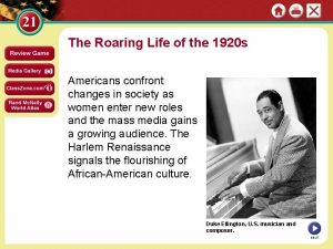 The Roaring Life of the 1920 s Americans
