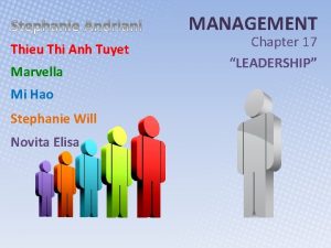 MANAGEMENT Thieu Thi Anh Tuyet Marvella Mi Hao