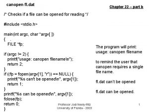 canopen fl dat Chapter 22 part b Checks