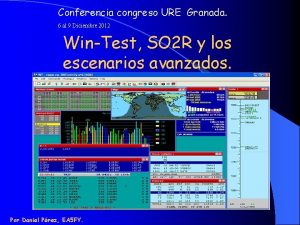 Conferencia congreso URE Granada 6 al 9 Diciembre