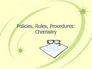 Policies Rules Procedures Chemistry Textbook Holt Mc Dougal