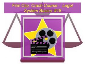 Film Clip Crash Course Legal System Basics 18