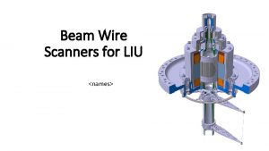 Beam Wire Scanners for LIU names Work in