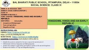 BAL BHARATI PUBLIC SCHOOL PITAMPURA DELHI 110034 SOCIAL