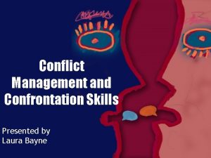 Conflict Management and Confrontation Skills Presented by Laura
