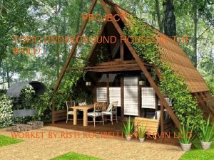 PROJECT TOPIC UNDERGROUND HOUSES IN THE WOLD WORKET