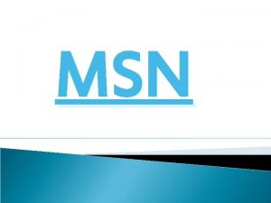 MSN MSN O que O logotipo ou servio