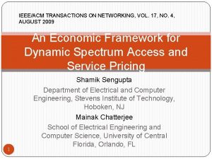 IEEEACM TRANSACTIONS ON NETWORKING VOL 17 NO 4