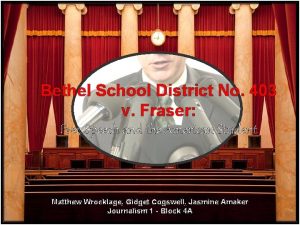 Bethel School District No 403 v Fraser Free