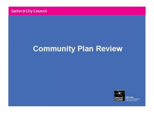 Community Plan Review Scenario Planning Phase 1 Prioritising