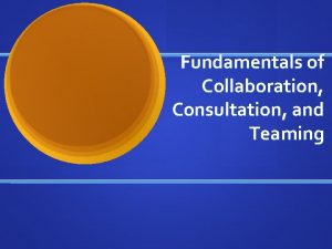 Fundamentals of Collaboration Consultation and Teaming Mt Everest