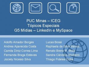 PUC Minas ICEG Tpicos Especiais G 5 Mdias