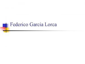 Federico Garca Lorca Algunos retratos de Lorca Biografa