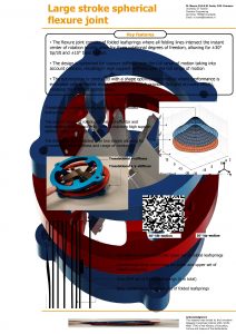 Large stroke spherical flexure joint M Naves R