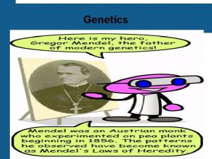 Genetics Characteristics of Living Things Characteristics of living