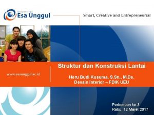 Struktur dan Konstruksi Lantai Heru Budi Kusuma S