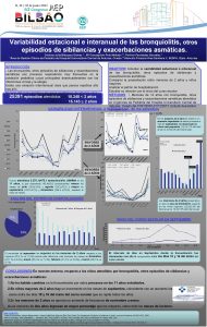 Variabilidad estacional e interanual de las bronquiolitis otros