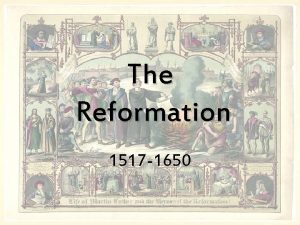 The Reformation 1517 1650 Vocabulary Indulgences a document