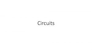 Circuits Electric Potential The potential difference amount of