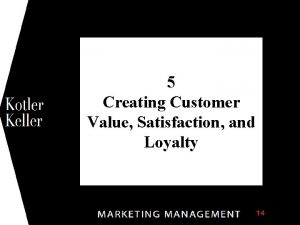 1 5 Creating Customer Value Satisfaction and Loyalty