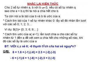 NHC LI KIN THC Cho 2 s t