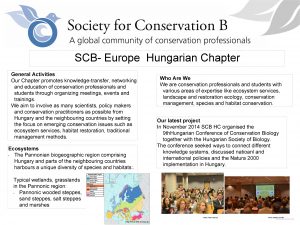 SCB Europe Hungarian Chapter General Activities Our Chapter