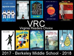 VRC Virginia Readers Choice 2017 Berkeley Middle School