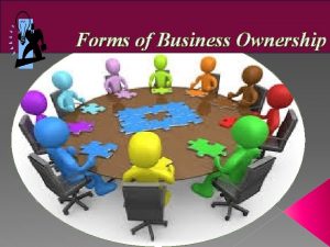 Forms of Business Ownership Forms of Business Ownership