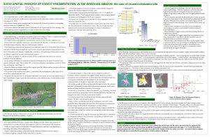 SOCIOSPATIAL PROCESS OF FOREST FRAGMENTATION IN THE BRAZILIAN