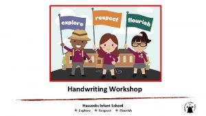 Handwriting Workshop Hassocks Infant School Explore Respect Flourish