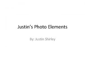 Justins Photo Elements By Justin Shirley Depth of