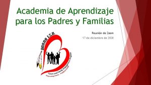 Academia de Aprendizaje para los Padres y Familias